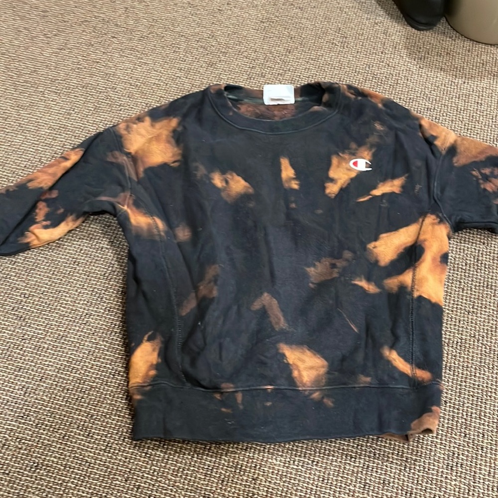 Champion Sweater (hand tye dyed )